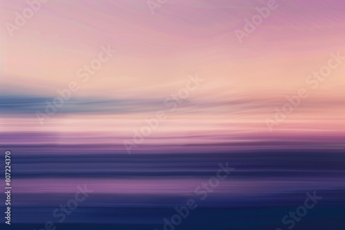 Abstract motion blur effect, Colorful sky and sea in twilight time