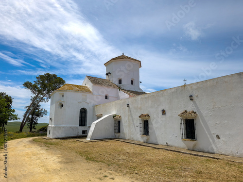 Santuario de la Virgen de la Luz en el término municipal de Tarifa, Andalucía