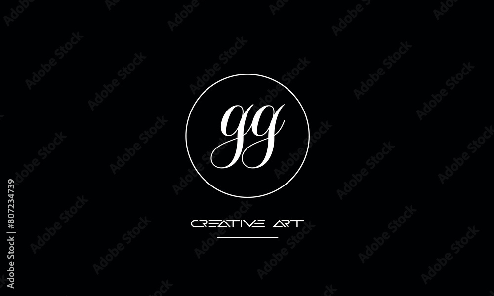 GG, G abstract letters logo monogram GG, G abstract letters logo monogram