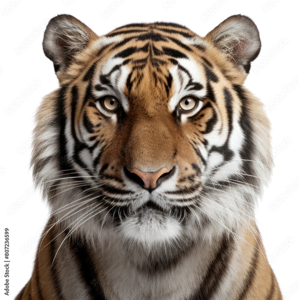 PNG Tiger wildlife portrait animal.