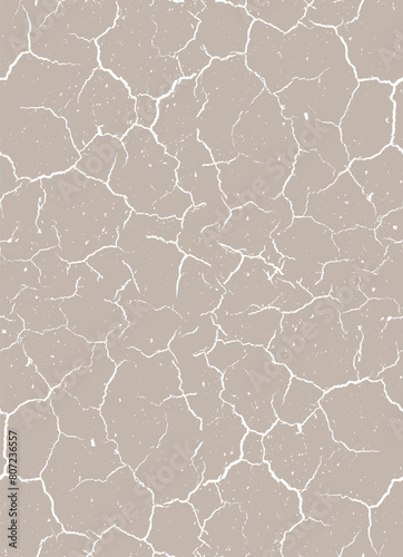 Vector illustration of cracked soil pattern.