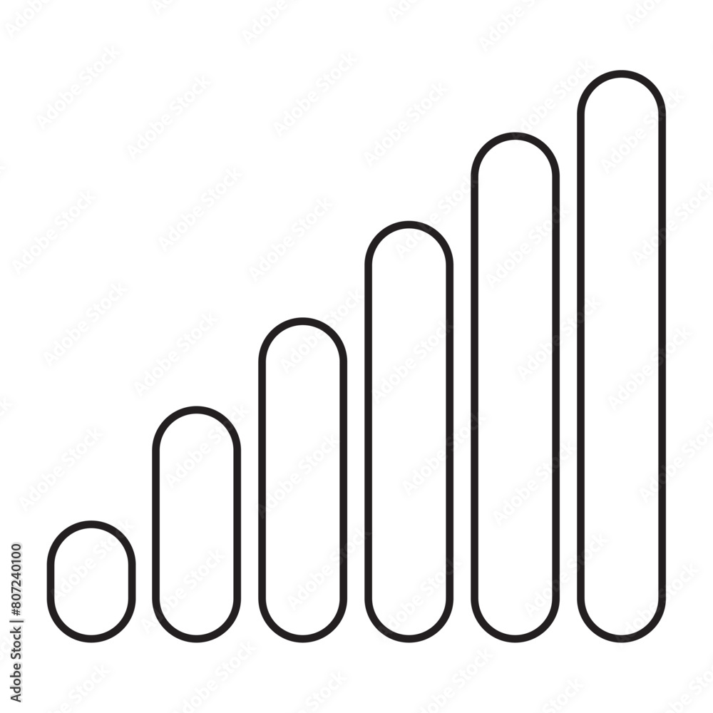 Radio tower icon. Linear style Radio tower icon. Linear style