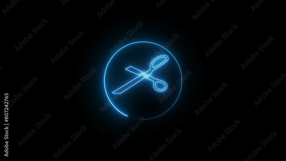 Abstract neon triangle frame and geometric neon sign icon illustration. Abstract neon triangle frame and geometric neon sign icon illustration.