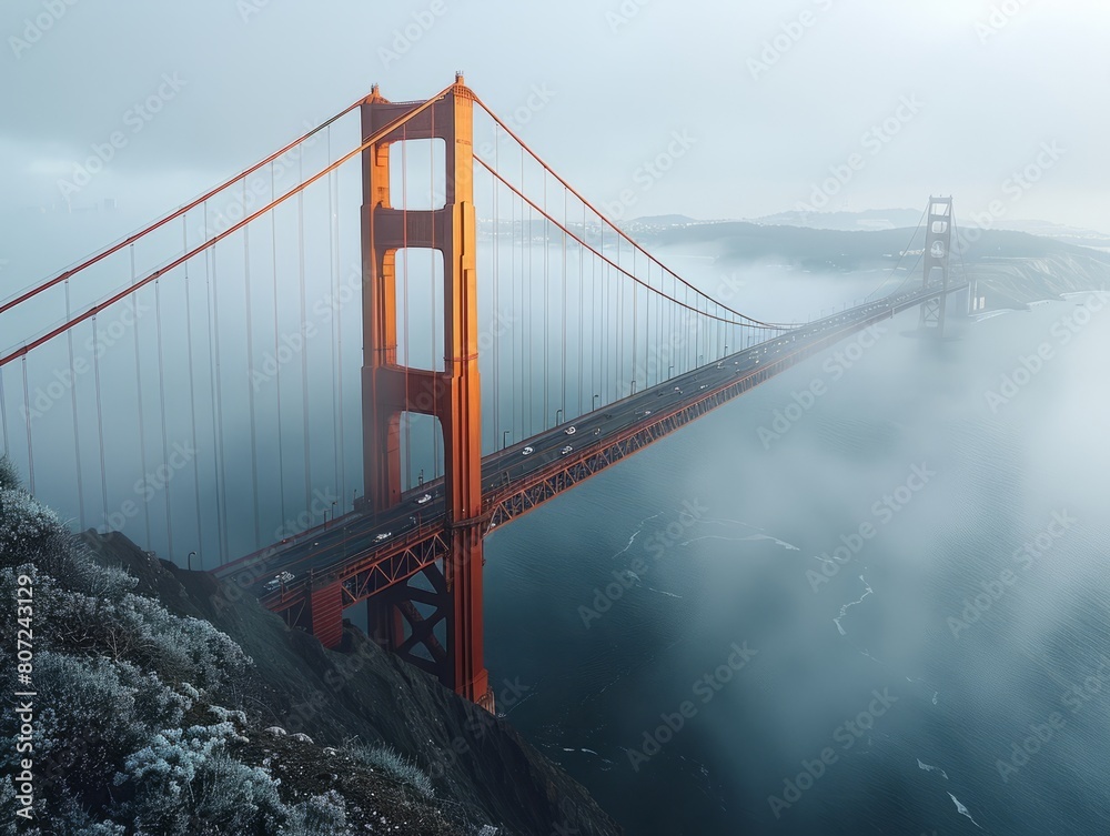 Fototapeta premium Golden Gate Bridge at Dusk 3