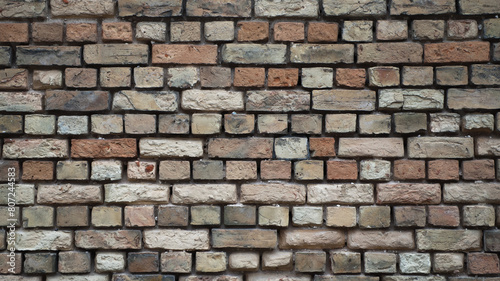 wall made of old brick close-up