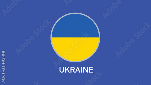 Ukraine Emblem Flag Teams European Nations 2024 Abstract Countries European Germany Football Symbol Logo Design Vector Illustration Free Download Ukraine Emblem Flag Teams European Nations 2024 Abstract Countries European Germany Football Symbol Logo Design Vector Illustration - GFXLoad