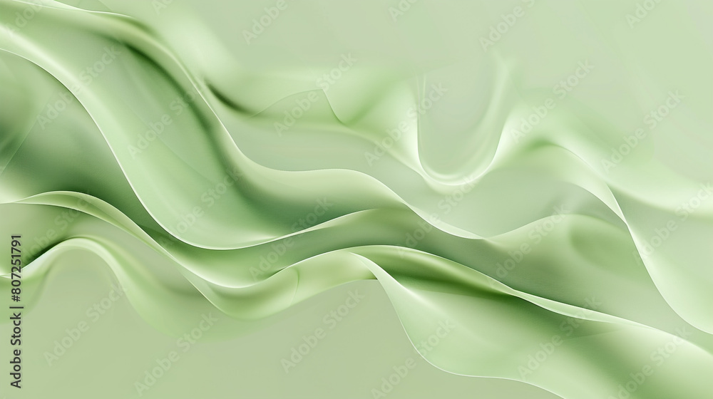 Light sage green waves in an abstract flame design ideal for a natural soothing background Light sage green waves in an abstract flame design ideal for a natural soothing background