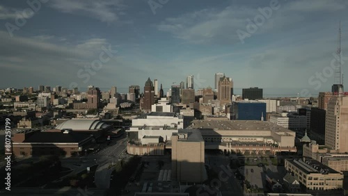 Milwaukee from the west drone clip