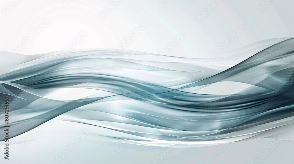 Abstract White and Blue Wave Design Abstract White and Blue Wave Design