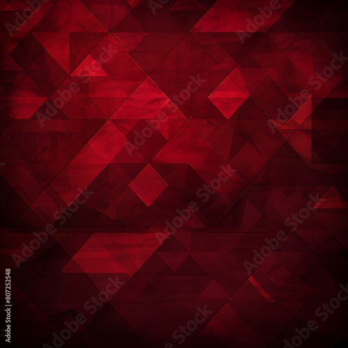 an image of business elegance with a dark crimson geometric texture background, ed for modern business presentations. photo
