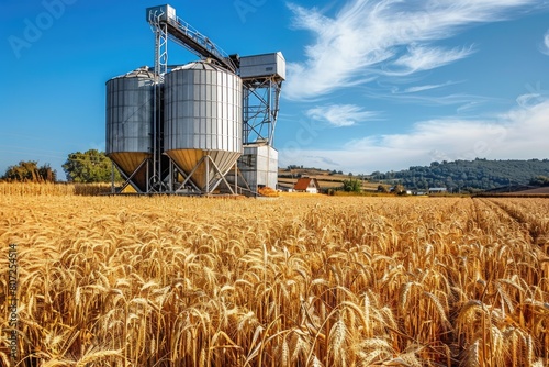 Bumper Harvest: Giant Grain Dryer for Efficient Crop Drying