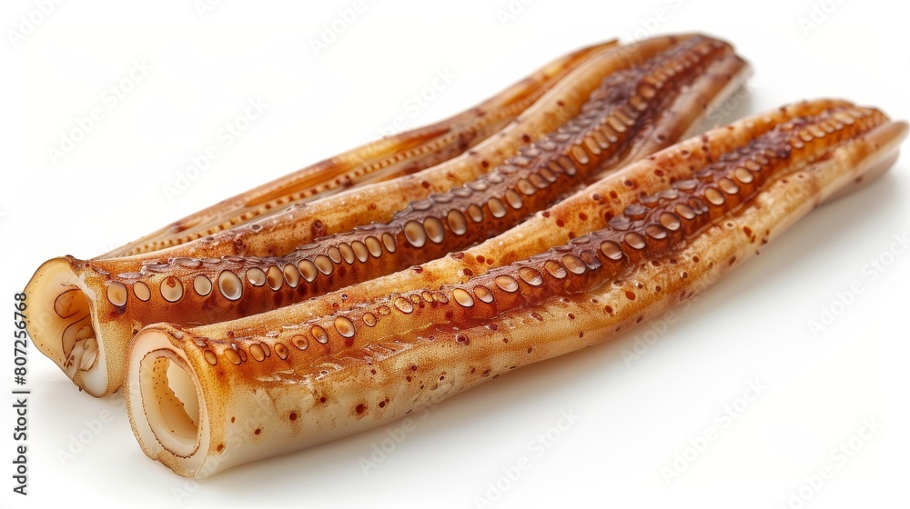 Grilled squid tentacles with a delicious sweet and spicy sauce.