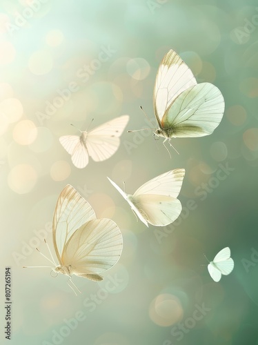 Wallpaper Mural Dancing Butterflies 2 Torontodigital.ca