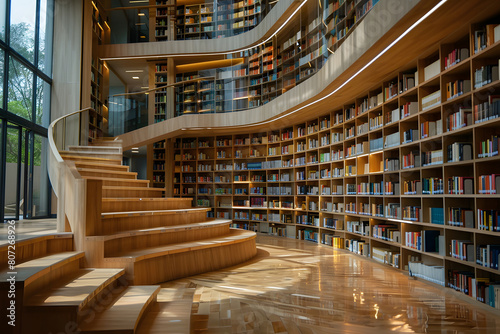 Bibliothek: Ein Raum des Wissens und der Bildung photo