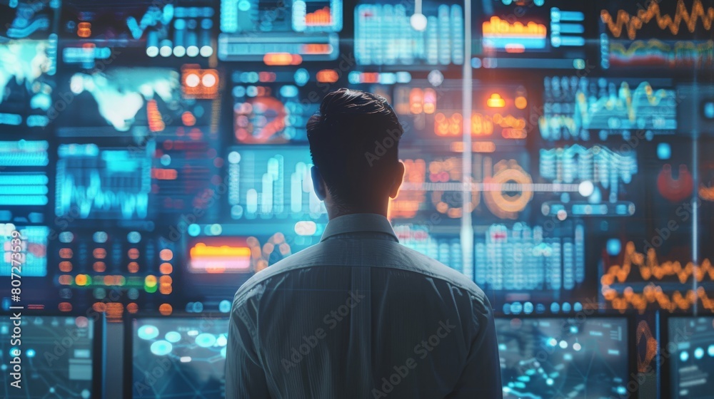 AI analyst analyzes data patterns for demand forecasting. AI analyst analyzes data patterns for demand forecasting.