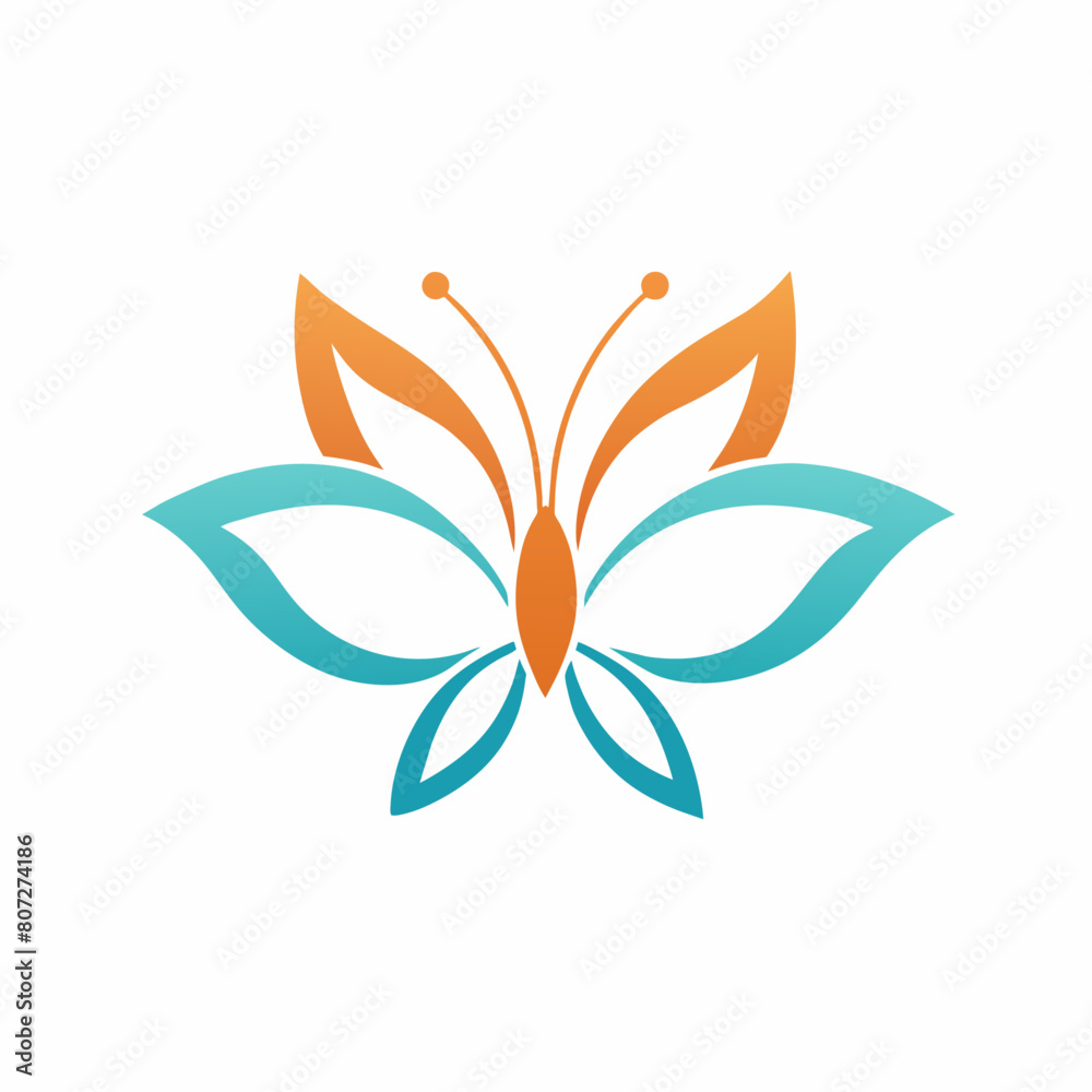 A butterfly logo vector art illustration (10) A butterfly logo vector art illustration (10)