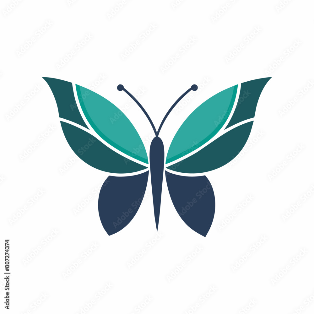 A butterfly logo vector art illustration (61) A butterfly logo vector art illustration (61)