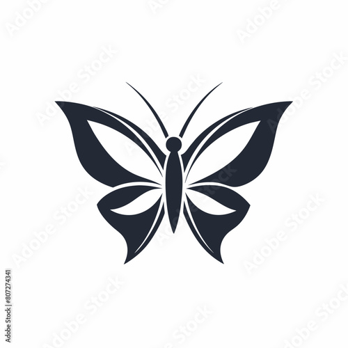 A butterfly logo vector art illustration (58) © Big Dream