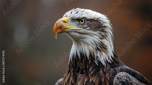 portrait of bald eagle 