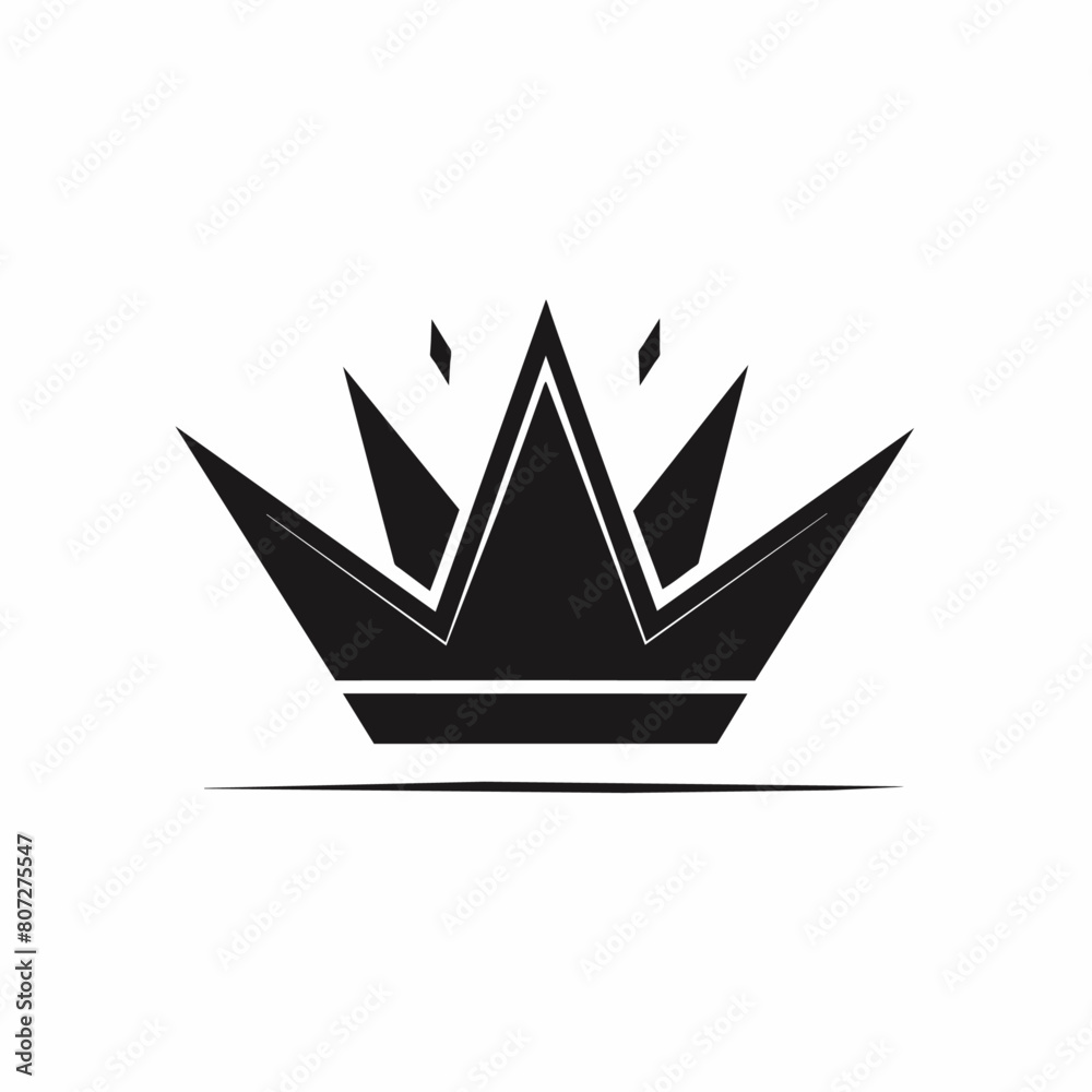 Crown logo vector art illustration (29) Crown logo vector art illustration (29)