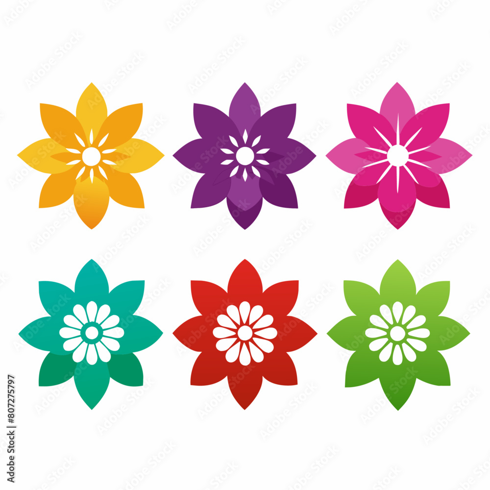 Fototapeta premium create-a-set-of-flower-icon-vector-art-illustratio (37)