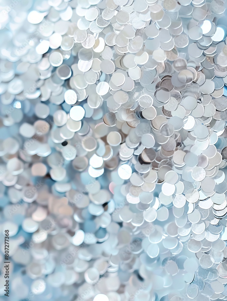 background of white sequins. background of white sequins.