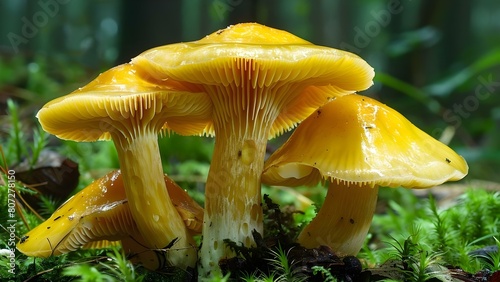 Importance of mushrooms in forest ecosystems and their edible value. Concept Mycology, Fungal Ecology, Edible Mushrooms, Forest Biodiversity, Ecosystem Importance