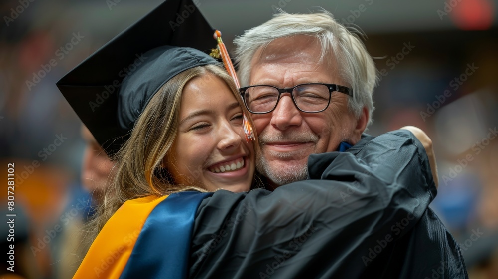 Fototapeta premium Couple Embracing Each Other