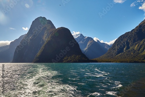 Landscape in New Zealand Fjordland