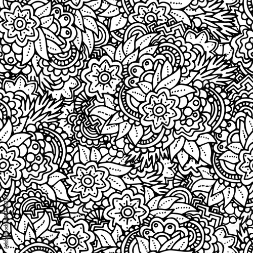 abstract plant wallpaper. floral theme for seamless background
