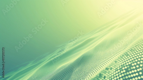 Abstract gradient background with green and yellow hues  featuring a halftone pattern. Modern and vibrant design suitable for digital projects and wallpapers