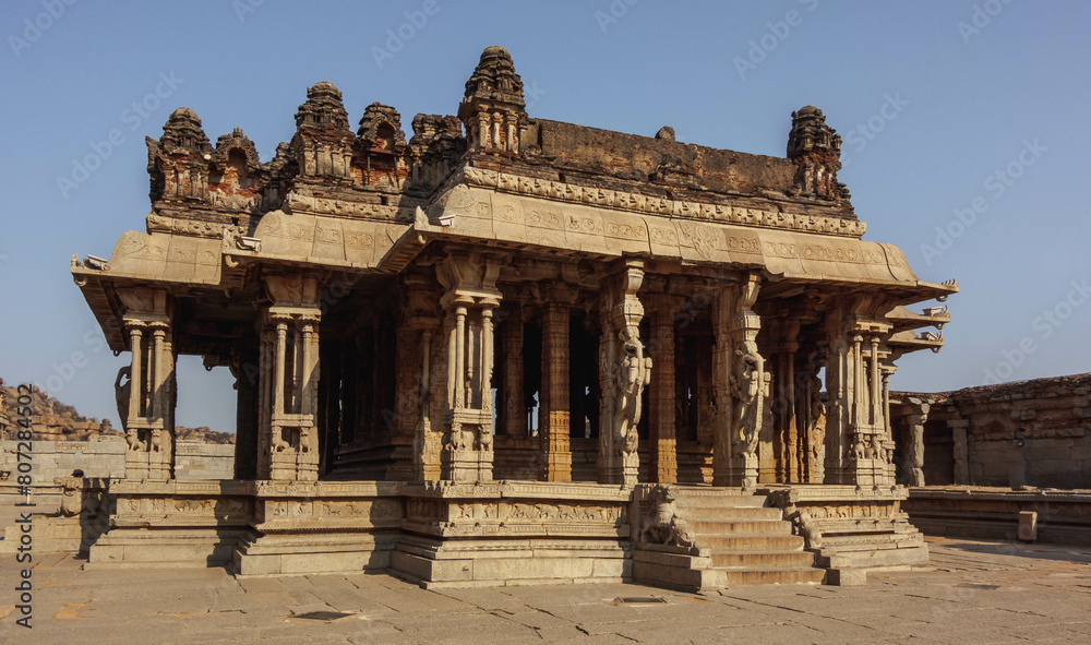 Vittala Temple, one of the most ornate monuments in Hampi.