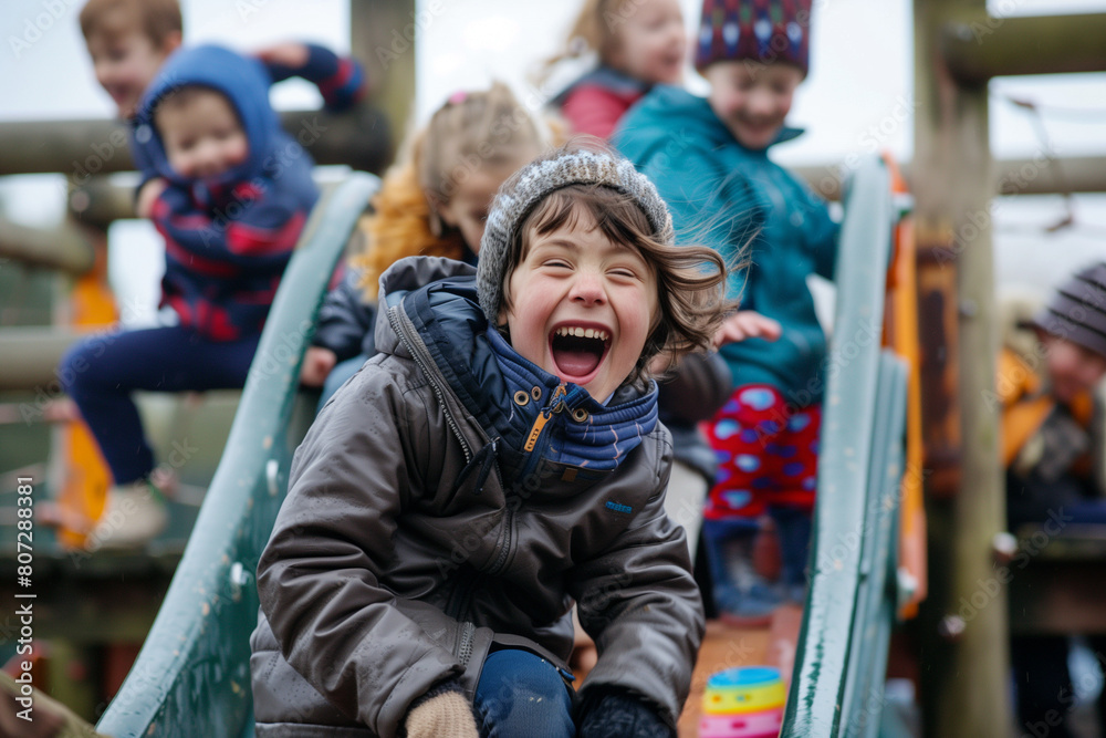 child on the playground child on the playground