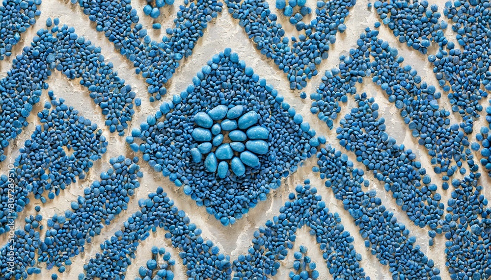 Blue grain Pattern Blue grain Pattern
