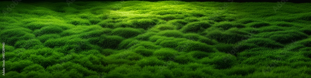 Green grass with dew drops. Banner Green grass with dew drops. Banner