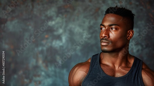 Man Posing in Front of Wall