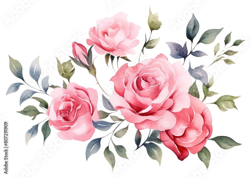 PNG Rose pattern flower plant.