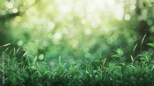 Blurry defocused park garden tree branches in nature background, copy and text space, 16:9
