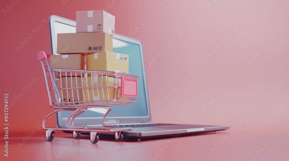 Laptop Shopping Spree with Full Cart Generative AI