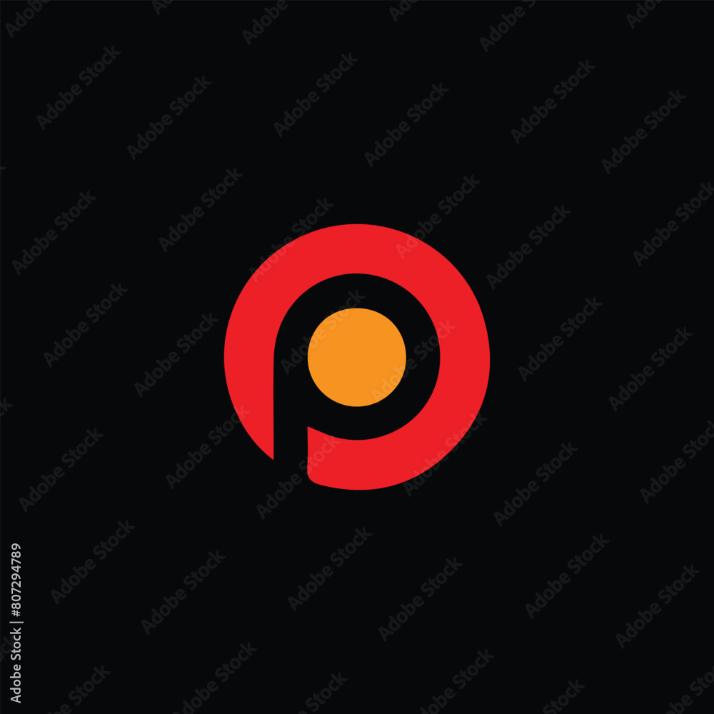 letters op or po text logo design vector letters op or po text logo design vector