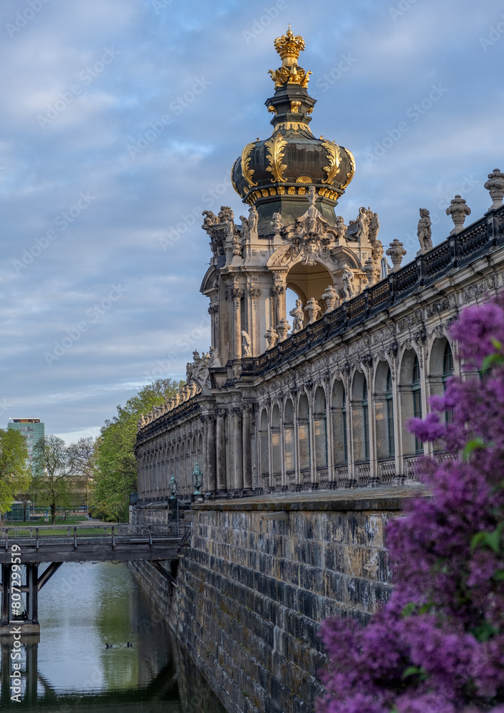 View of Kronentor im Dresdner Zwinger,Germany.