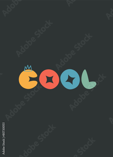 Cool hand-lettered inspirational phrase and sun. Positive emotions concept. Multicolored letters in quote isolated on light-colored background