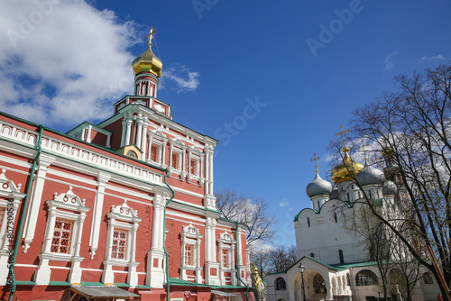 Novodevichy convent in spring. Moscow. Russia. April, 2024. photo