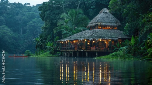 Wildlife Adventure at Equador Rainforest Lodge. Experience Eco-tourism and Through the Heart photo