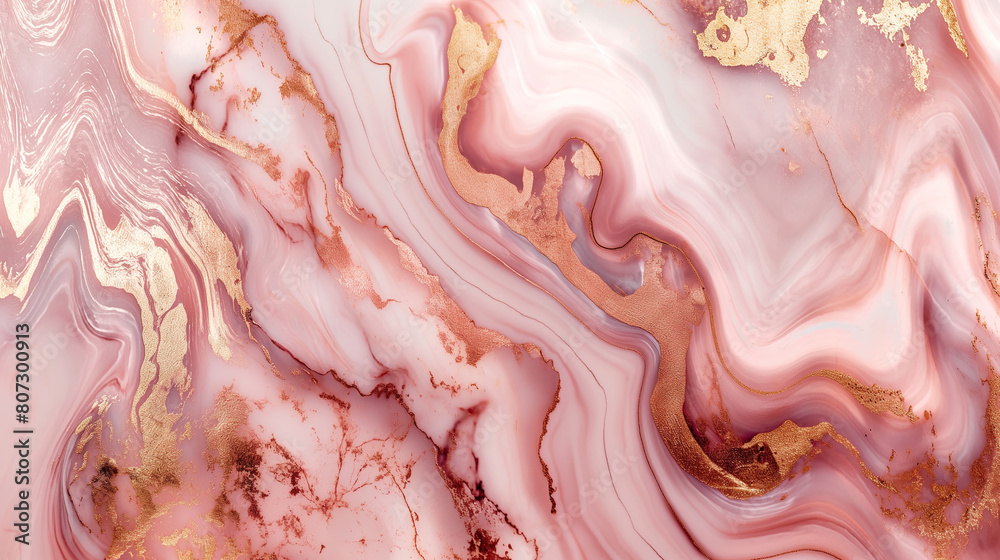 abstract background with rose gold marble texture and liquid paint effect, featuring swirls of pink and golden hues luxury design elements abstract background with rose gold marble texture and liquid paint effect, featuring swirls of pink and golden hues luxury design elements