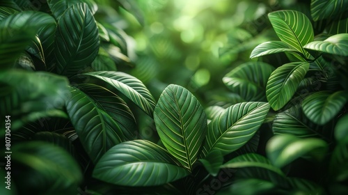 Nature view with green leaf background  Natural green leaves plants.