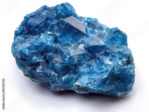 Natural Blue Apatite Crystal: Raw Stone Mineral for Crystal Healing and Jewelry Making