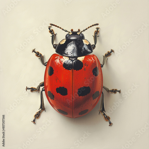 realistic lady bug
