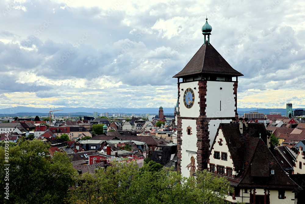 Turm des Schwabentors in Freiburg