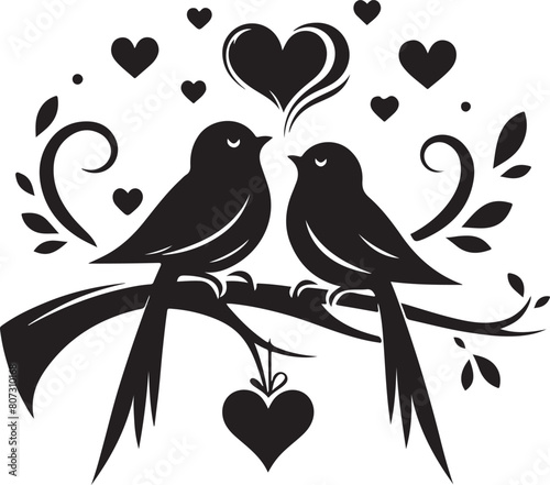 love bird vector illustrator